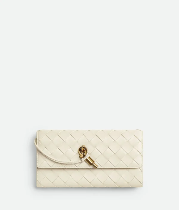 Bottega Veneta Andiamo Large Flap Wallet>Women Long Wallets