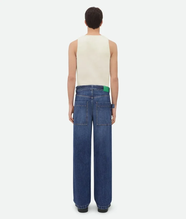 Bottega Veneta Belted Cargo Denim> Denim | Trousers And Shorts