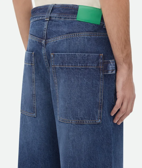 Bottega Veneta Belted Cargo Denim> Denim | Trousers And Shorts