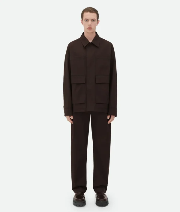 Bottega Veneta Bicolor Stretch Cotton Parka> Jackets