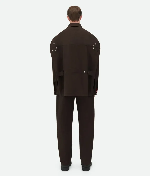 Bottega Veneta Bicolor Stretch Cotton Parka> Jackets