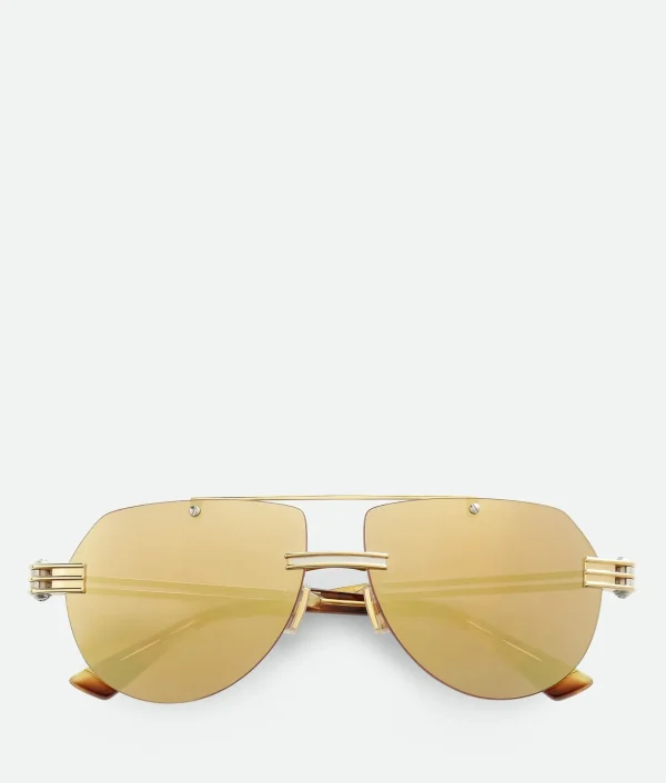 Bottega Veneta Bolt Aviator Sunglasses>Women Sunglasses | Sunglasses
