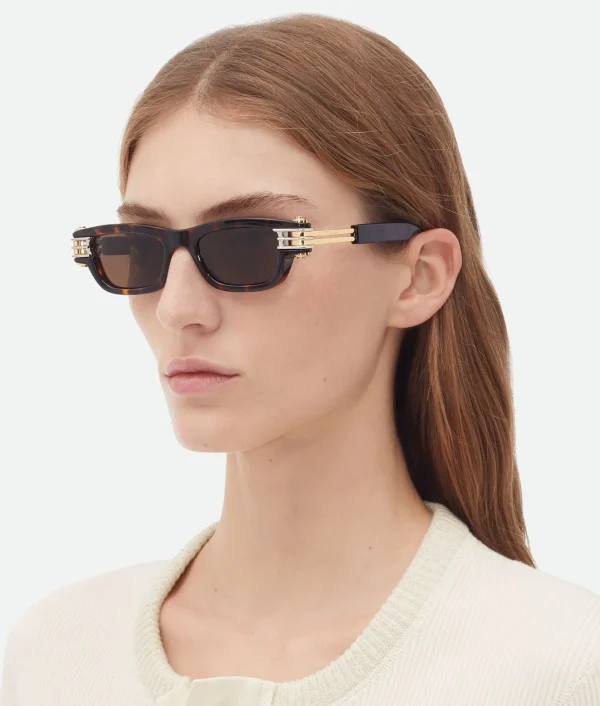 Bottega Veneta Bolt Squared Sunglasses>Women Sunglasses | Sunglasses