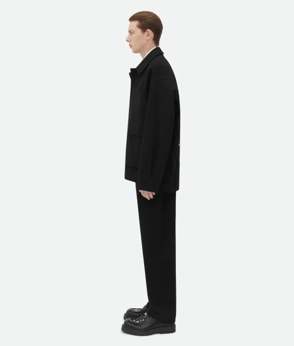 Bottega Veneta Bonded Cotton Wool Blouson> Jackets