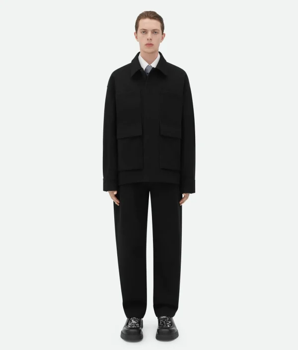 Bottega Veneta Bonded Cotton Wool Blouson> Jackets