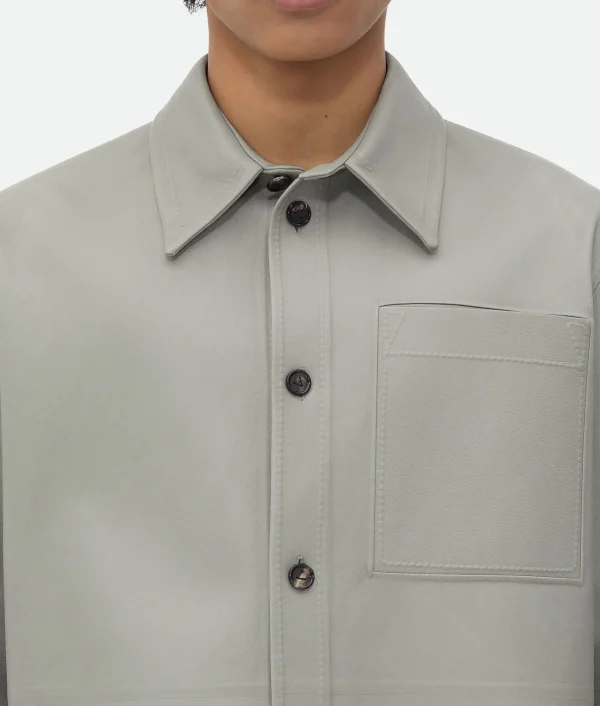 Bottega Veneta Bonded Leather Shirt> Shirts | Leather