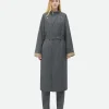 Bottega Veneta Bonded Wool And Cotton Parka>Women Coats