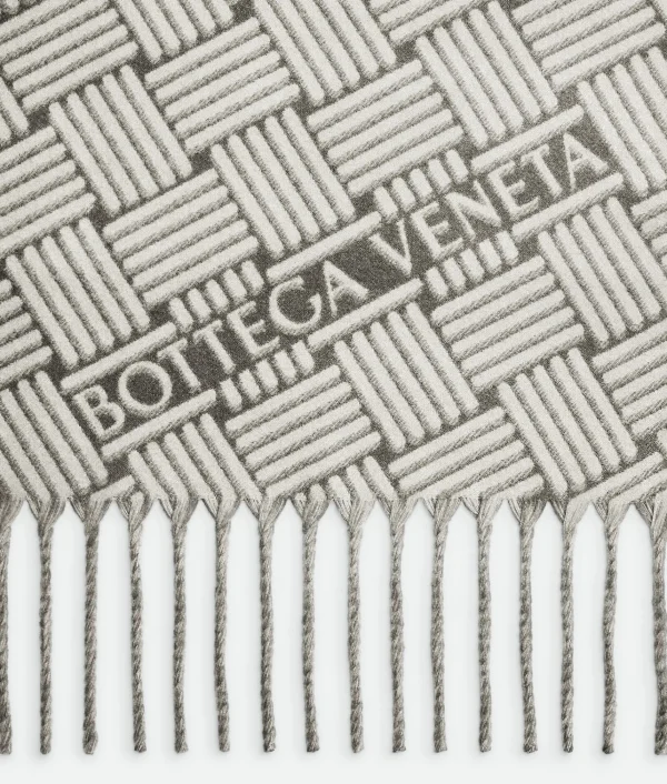 Bottega Veneta Cashmere Blanket With Intreccio Motif> Blankets