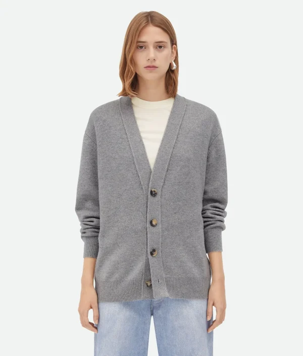 Bottega Veneta Cashmere Cardigan>Women Knitwear