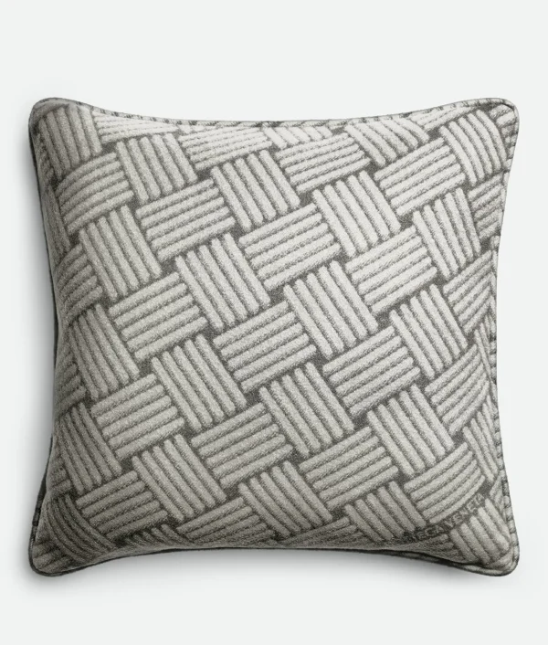 Bottega Veneta Cashmere Cushion With Intreccio Motif> Cushions