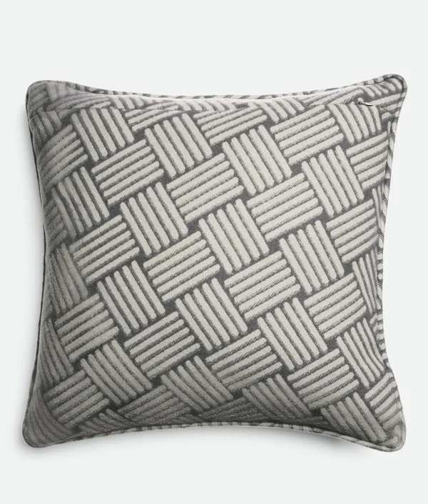 Bottega Veneta Cashmere Cushion With Intreccio Motif> Cushions