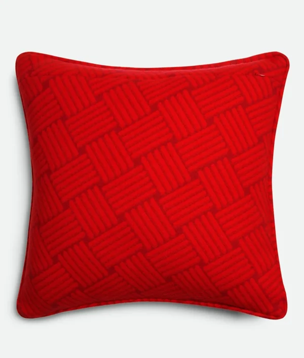 Bottega Veneta Cashmere Cushion With Intreccio Motif> Cushions