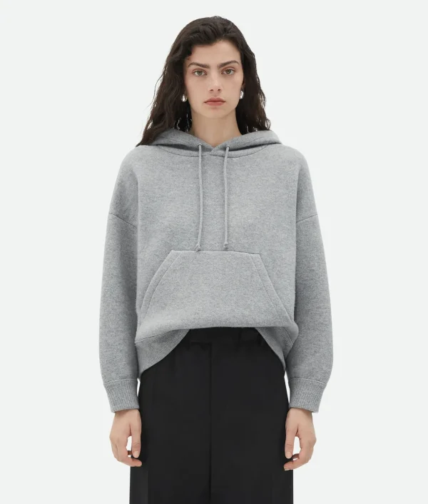 Bottega Veneta Cashmere Hoodie>Women Knitwear