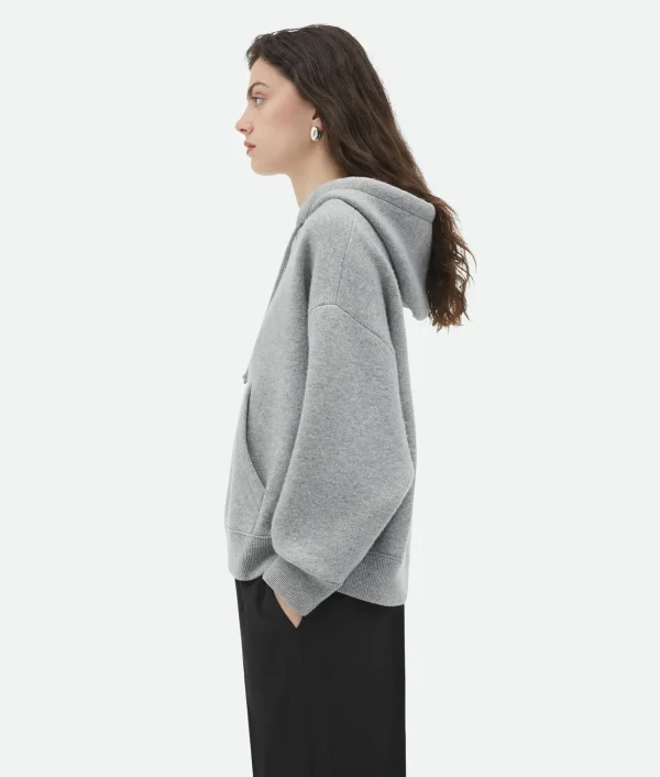 Bottega Veneta Cashmere Hoodie>Women Knitwear