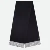 Bottega Veneta Cashmere Scarf With Leather Patch>Women Scarves And Ties | Scarves