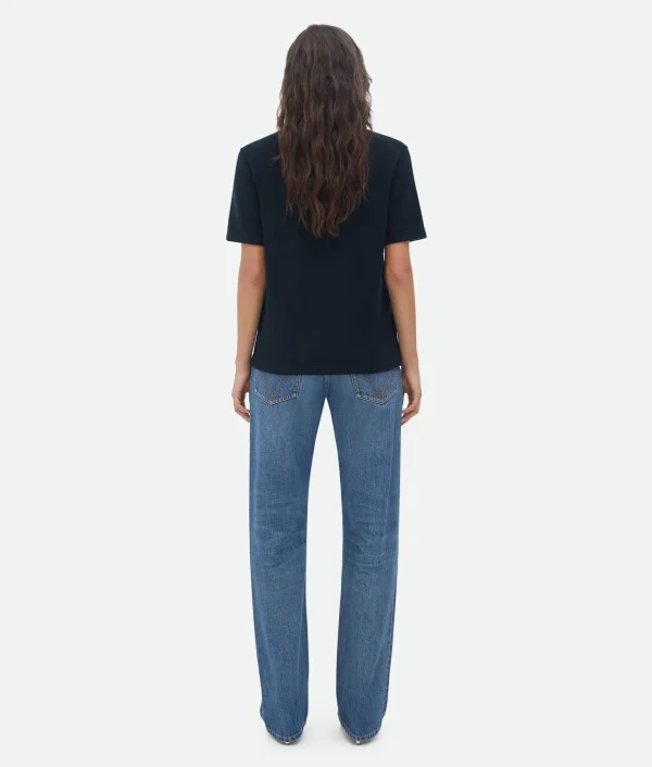 Bottega Veneta Cashmere T-Shirt>Women Tops And T-Shirts