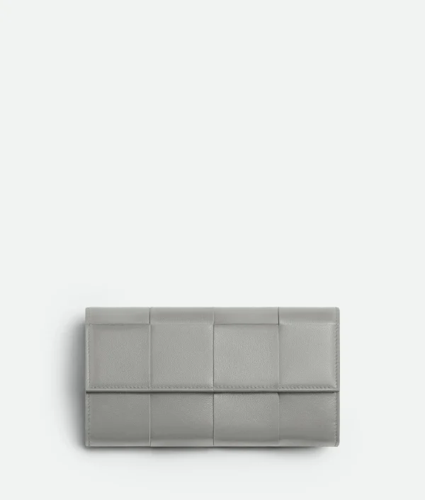 Bottega Veneta Cassette Large Flap Wallet>Women Long Wallets
