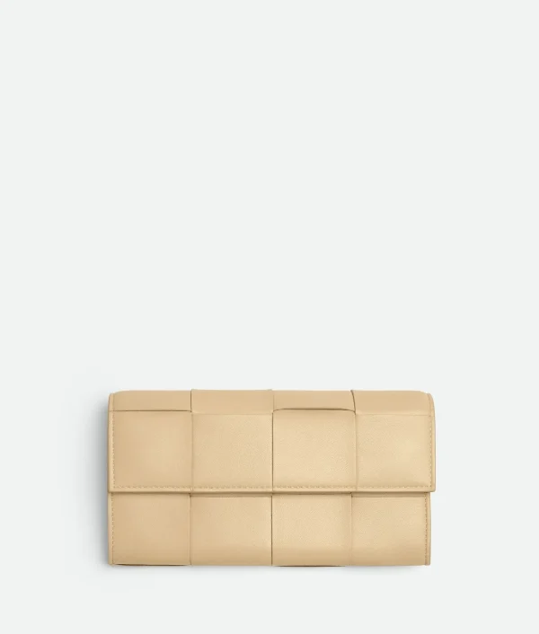 Bottega Veneta Cassette Large Flap Wallet>Women Long Wallets
