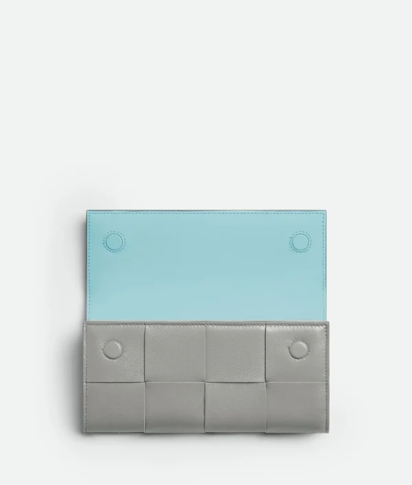Bottega Veneta Cassette Large Flap Wallet>Women Long Wallets