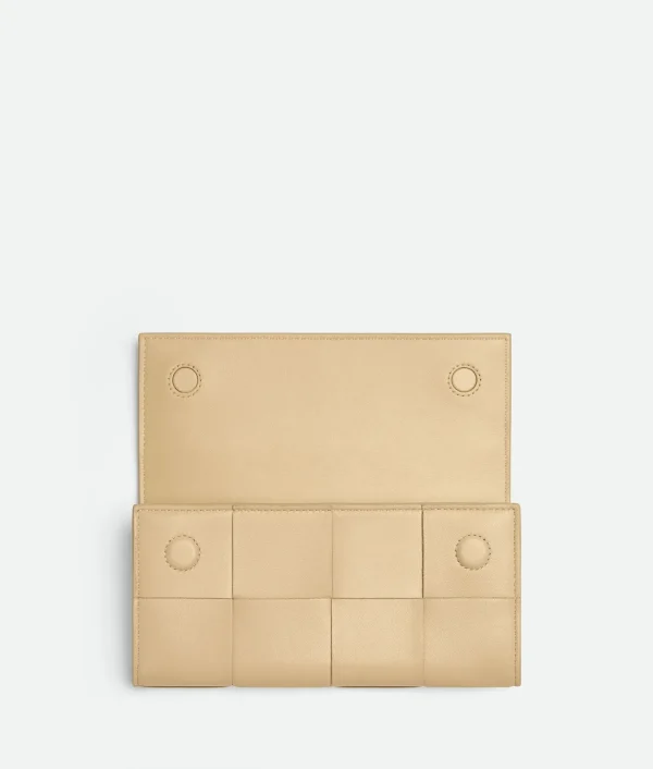 Bottega Veneta Cassette Large Flap Wallet>Women Long Wallets
