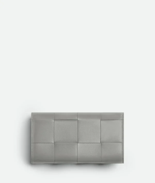 Bottega Veneta Cassette Large Flap Wallet>Women Long Wallets