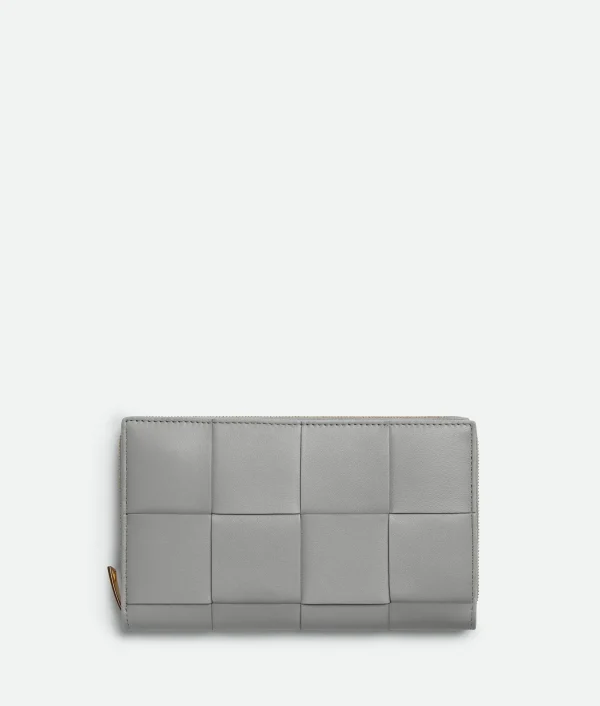 Bottega Veneta Cassette Large Zip Around Wallet>Women Long Wallets
