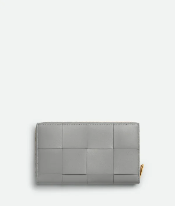 Bottega Veneta Cassette Large Zip Around Wallet>Women Long Wallets
