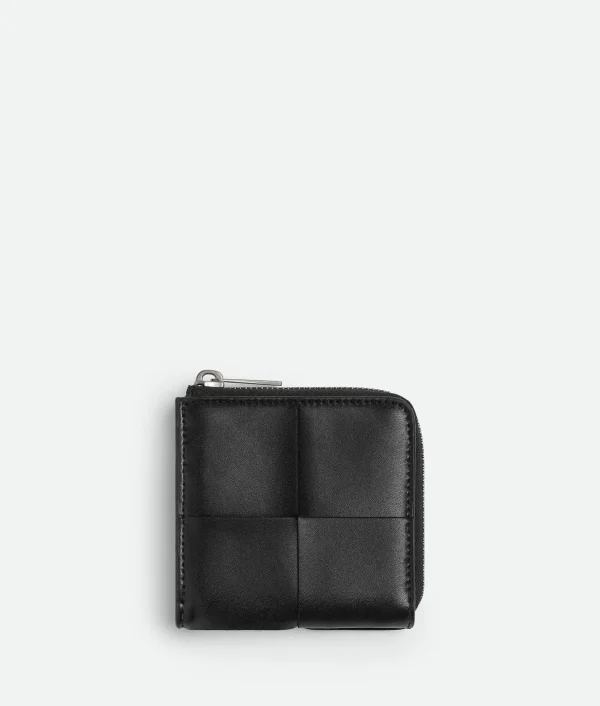 Bottega Veneta Cassette Square Compact Zip Around Wallet>Women Small Wallets | Small Wallets
