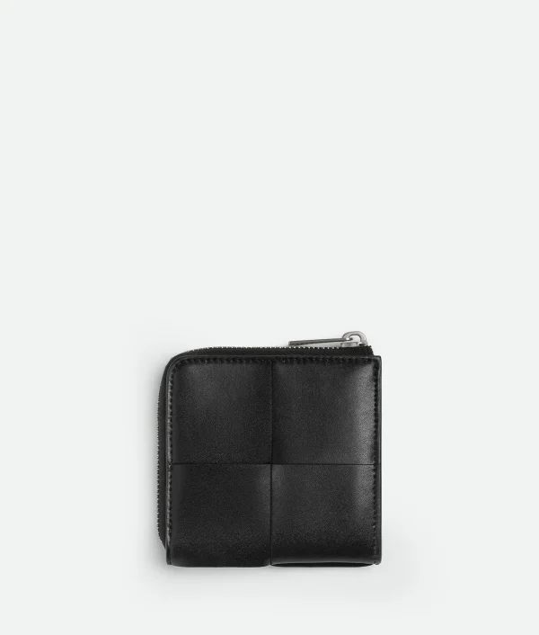 Bottega Veneta Cassette Square Compact Zip Around Wallet>Women Small Wallets | Small Wallets