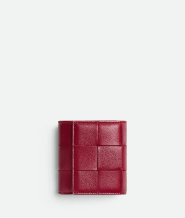 Bottega Veneta Cassette Tri-Fold Wallet With Origami Coin Purse>Women Small Wallets