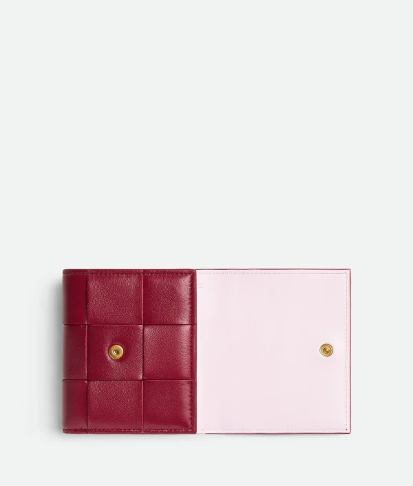 Bottega Veneta Cassette Tri-Fold Wallet With Origami Coin Purse>Women Small Wallets