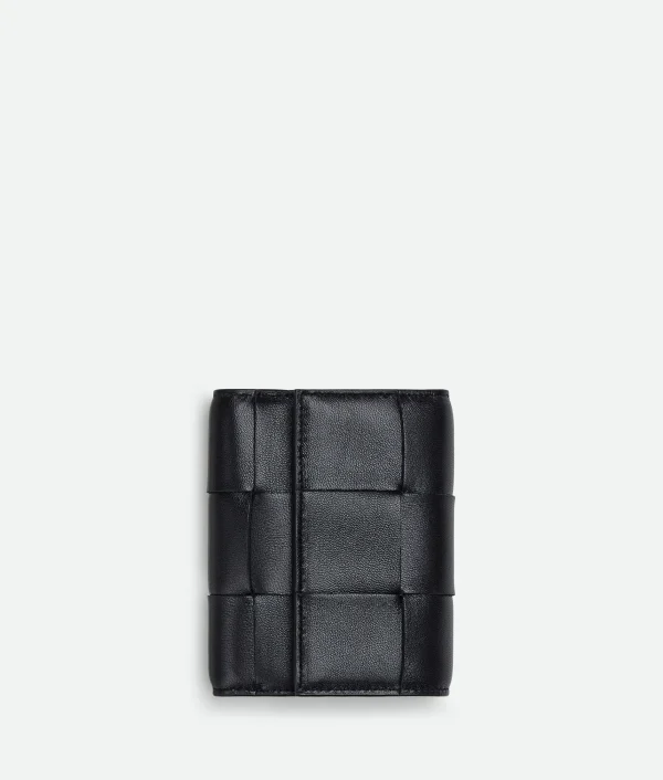 Bottega Veneta Cassette Tri-Fold Zip Wallet>Women Small Wallets