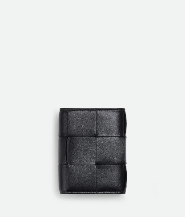 Bottega Veneta Cassette Tri-Fold Zip Wallet>Women Small Wallets