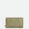 Bottega Veneta Cassette Zip Around Wallet>Women Long Wallets