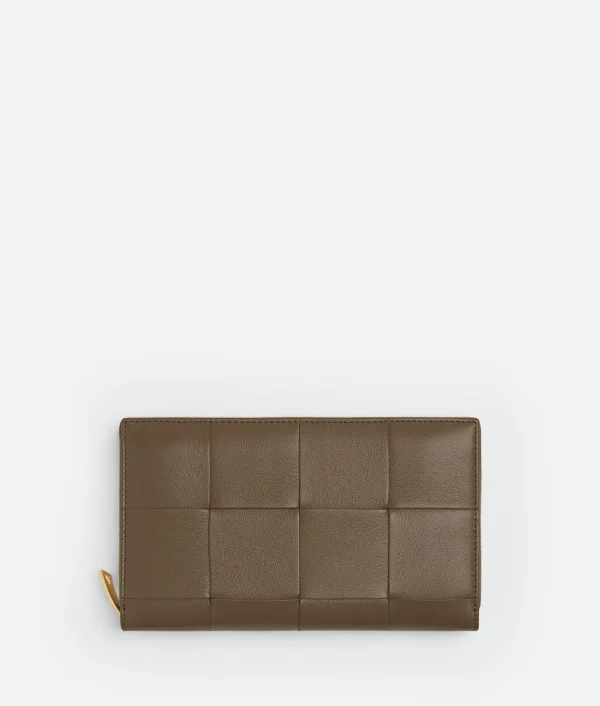 Bottega Veneta Cassette Zip Around Wallet>Women Long Wallets