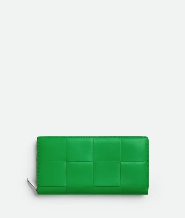 Bottega Veneta Cassette Zip Around Wallet>Women Long Wallets