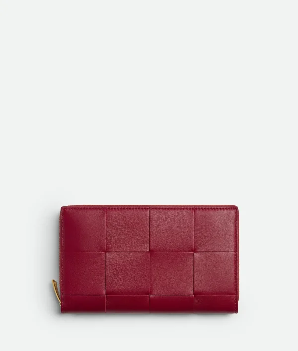 Bottega Veneta Cassette Zip Around Wallet>Women Long Wallets
