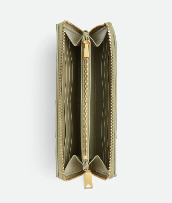 Bottega Veneta Cassette Zip Around Wallet>Women Long Wallets