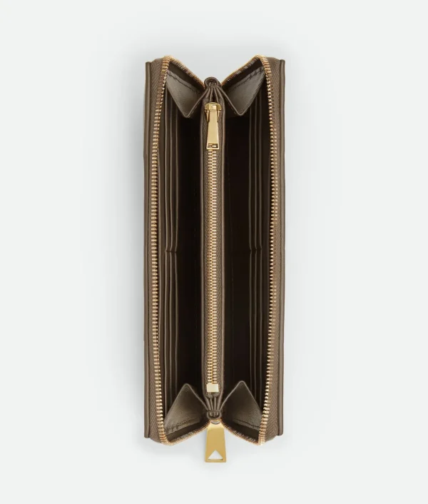 Bottega Veneta Cassette Zip Around Wallet>Women Long Wallets
