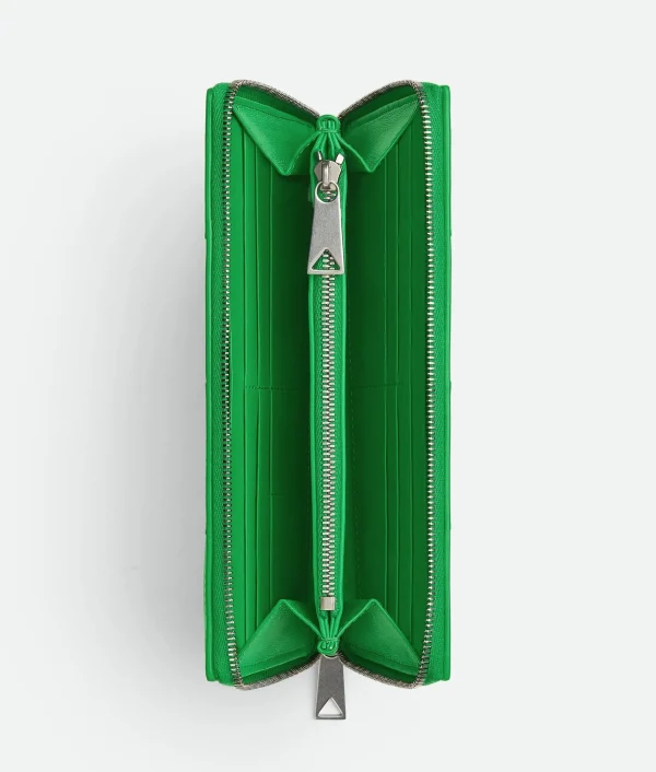 Bottega Veneta Cassette Zip Around Wallet>Women Long Wallets