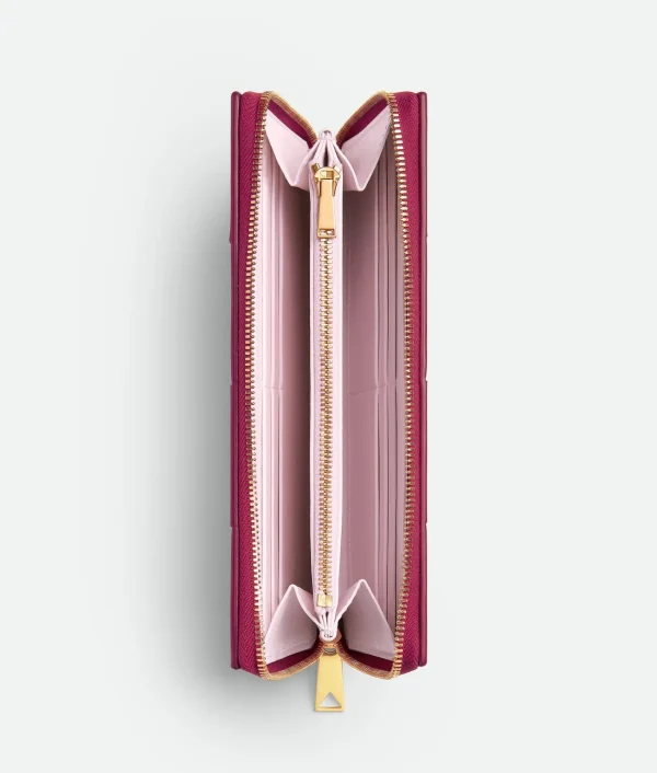 Bottega Veneta Cassette Zip Around Wallet>Women Long Wallets