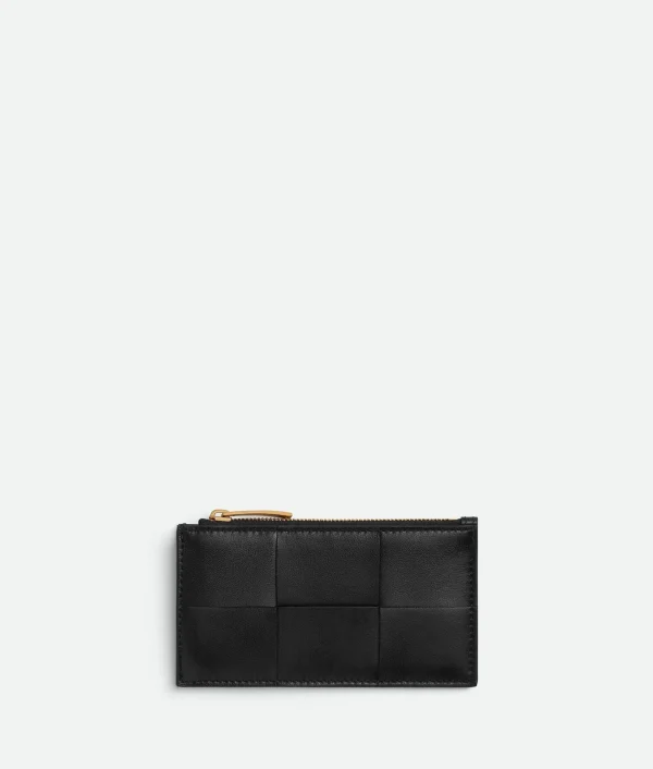 Bottega Veneta Cassette Zippered Card Case>Women Card Cases