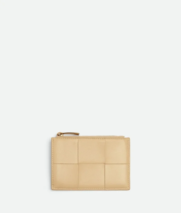 Bottega Veneta Cassette Zippered Card Case>Women Card Cases