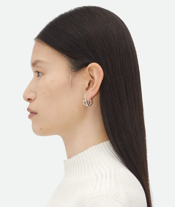 Bottega Veneta Chain Hoop Earrings>Women Earrings | Earrings