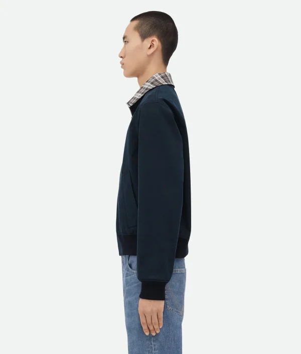 Bottega Veneta Checked Cotton Blouson> Jackets