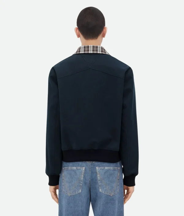 Bottega Veneta Checked Cotton Blouson> Jackets