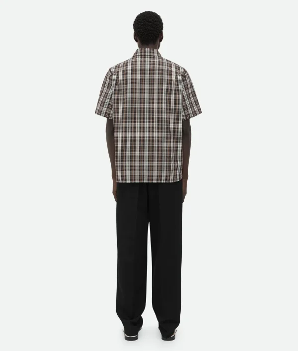 Bottega Veneta Checked Cotton Shirt> Shirts