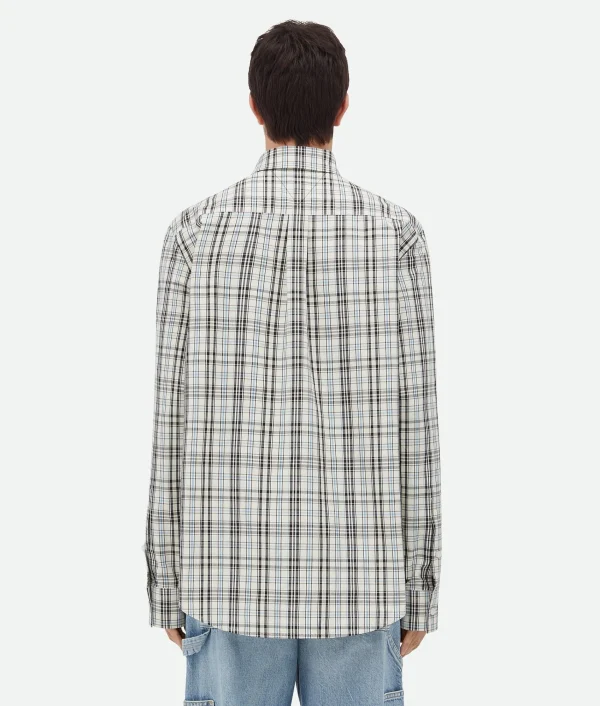 Bottega Veneta Checked Cotton Shirt> Shirts
