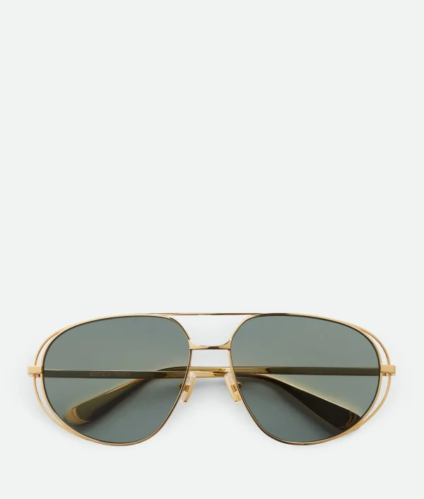 Bottega Veneta Classic Aviator Sunglasses>Women Sunglasses | Sunglasses