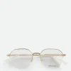 Bottega Veneta Classic Metal Semi Rimless Panthos Eyeglasses>Women Opticals | Opticals